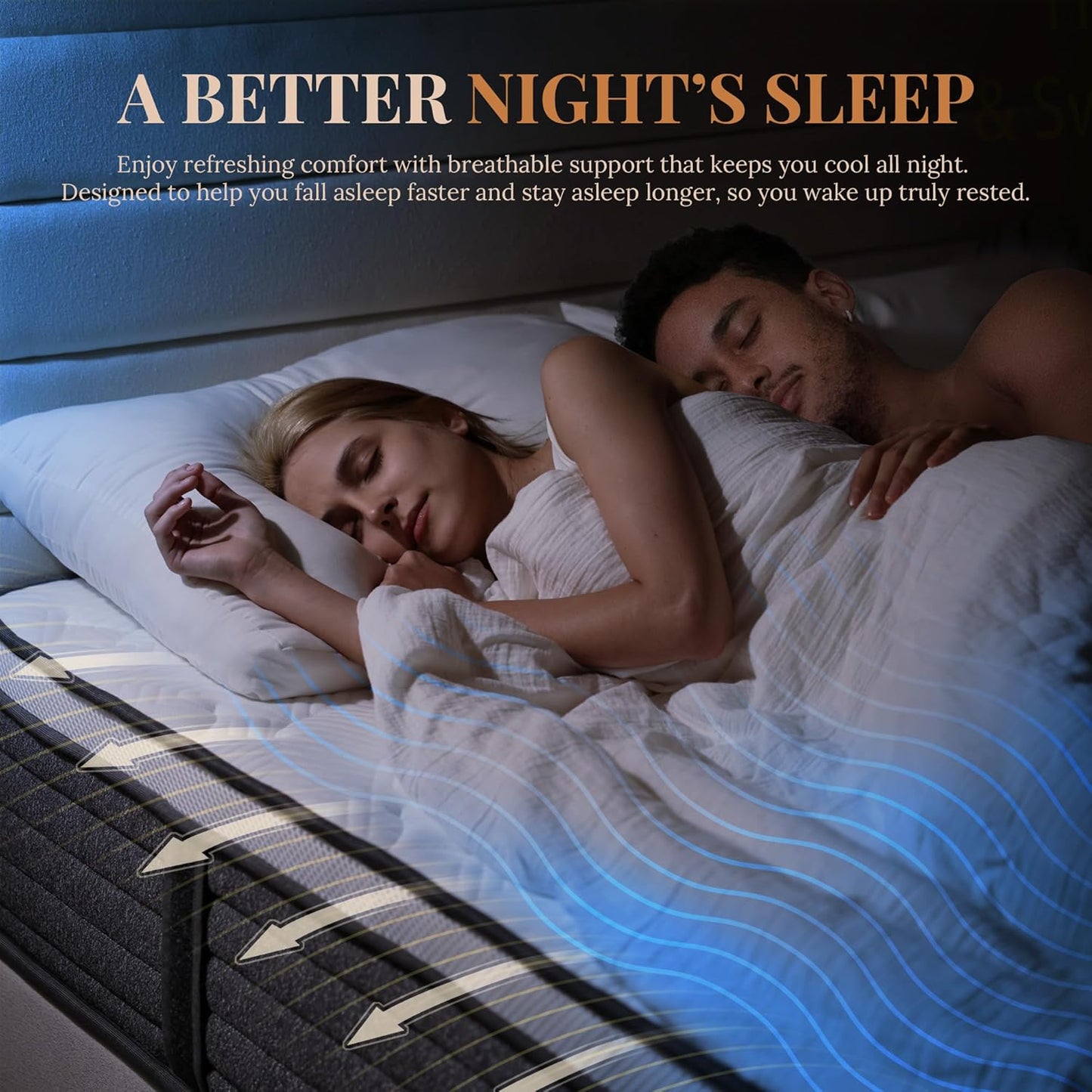 CH Charme House Twin Mattress - 10 Inch Hybrid Foam & Pocket Springs | Medium Feel, Fiberglass Free, Extra Edge Support