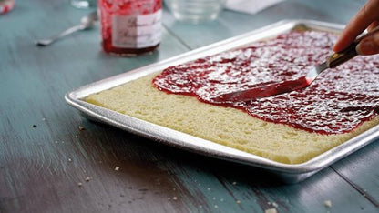 Doughmakers Jelly Roll Pan - Commercial Grade Aluminum Bakeware | 10 x 15 Inches