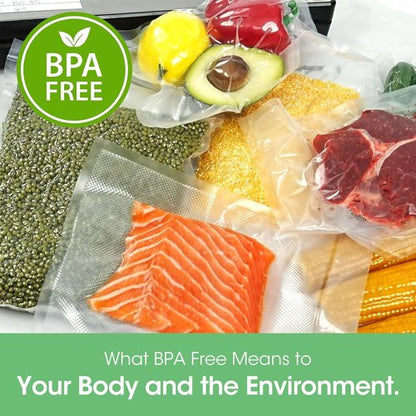 L'ELEF MISTICO Vacuum Sealer Bags - BPA-Free Food Storage for Sous Vide | 50 Gallon, 50 Quart & 50 Pint Sizes