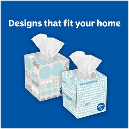 Kleenex Trusted Care Facial Tissues, 27 Cube Boxes, 70 Tissues per Box (1,890 Tissues Total)