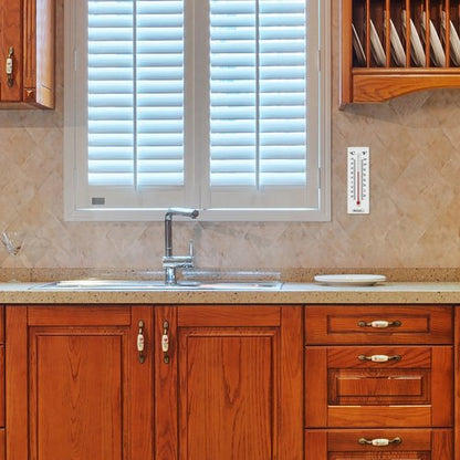 Hide a Key for House, Car, and Safe Keys- Temperature Reading Indoor and Outdoor Working Wall Mount Thermometer with Key Storage by Stalwart