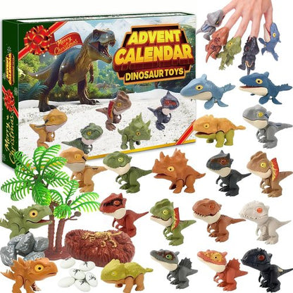 Dinosaur Christmas Advent Calendar 2026 - 24 Days of Surprises for Holiday Countdown Gifts