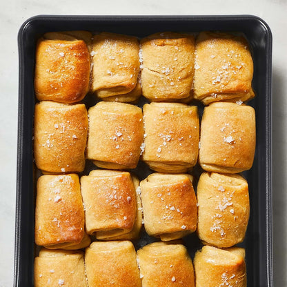Skiennix Nonstick Roasting Pan Set - 3-Pack Durable Bakeware for Oven | Rectangular Black Design