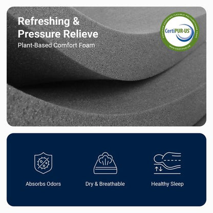 Avenco Queen Mattress, 12 Inch Queen Size Mattresses with Gel Memory Foam for Cool Night & Pressure Relief, Bed Mattress in a Box Medium Plush Feel Colchones with Motion Isolating