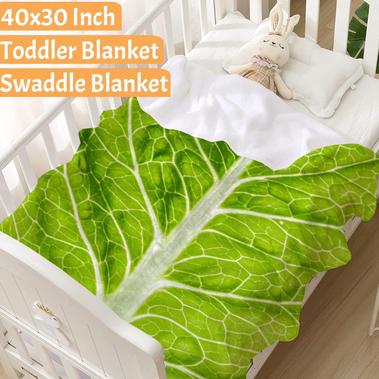 Darani Food Lettuce Blanket Super Soft Funny Throw Blanket Warm and Lightweight Soft Flannel Blankets 60x50 Medium for Teen Bed Blanket