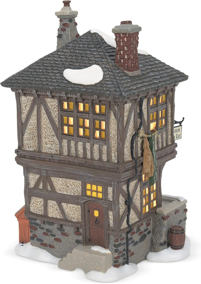 Department 56 Porcelain Dickens Village - A Christmas Carol Miner's Home Building & Figurine Set | 7.87 Inch, Multicolor