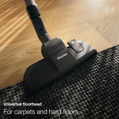 Miele Complete C2 Canister Vacuum Cleaner - High Suction Power for Hard Floors & Low-Pile Carpet | Tech Blue