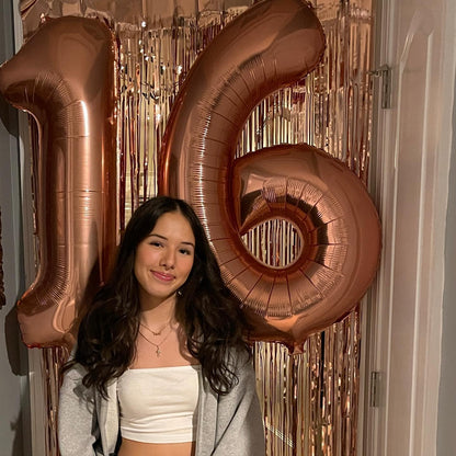 Number 50 Balloon - Dark Brown 40 Inch | 50th Birthday Decorations for Men & Women