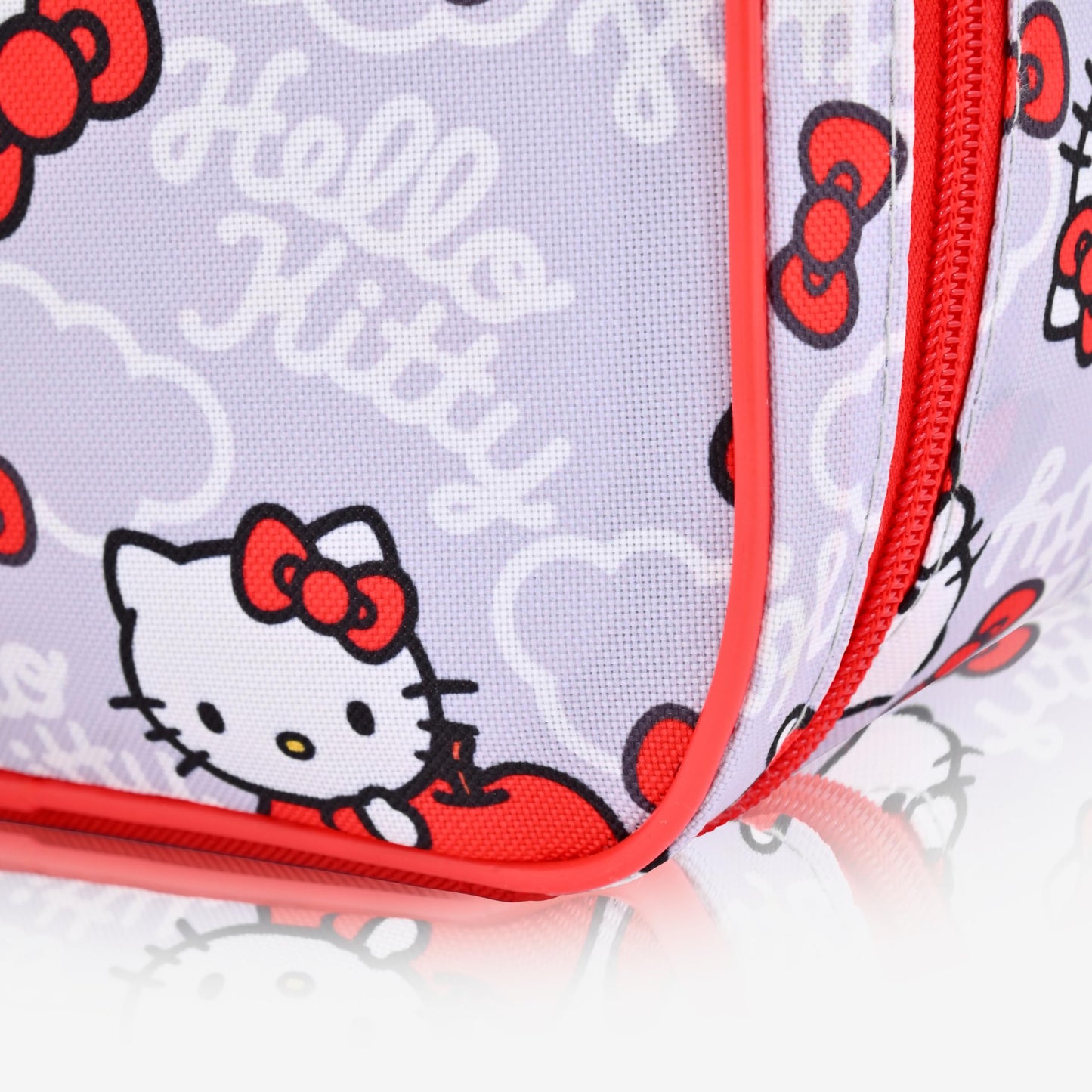 Fast Forward Sanrio Hello Kitty Lunch Box for Kids | Insulated Lunch Bag Lunch Box for Girls, Boys, Unisex, Toddlers| Hello Kitty and Friends Grey Reusable Lunchbox