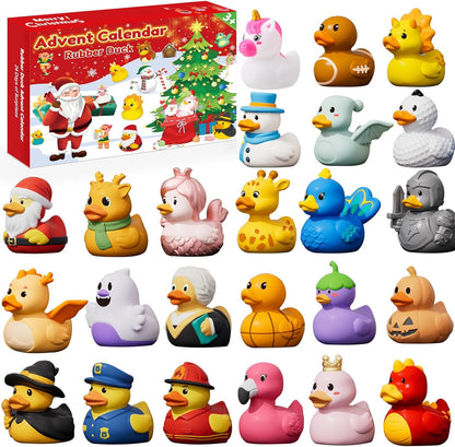 Rubber Duck Advent Calendar 2026 - 24 Days of Fun Bath Toys for Kids & Toddlers | Christmas Countdown