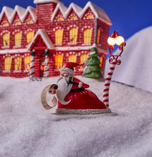 Department 56 Sandy Claws Figurine | The Nightmare Before Christmas Village Accessory, 3.2 Inch, Multicolor