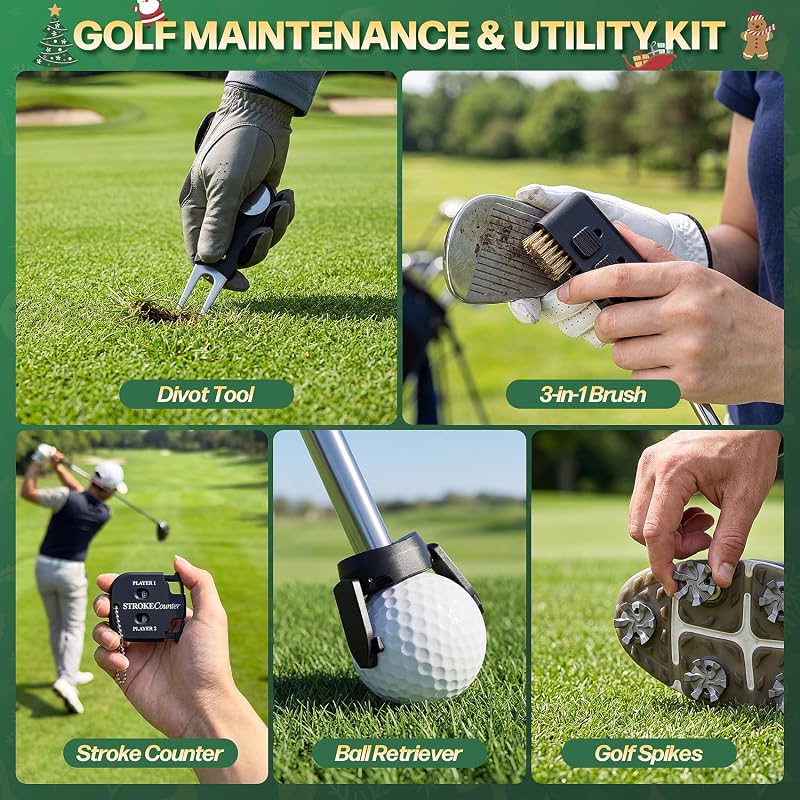 Golf Advent Calendar 2026 for Men – 24 Golf Tools & Gear Holiday Countdown