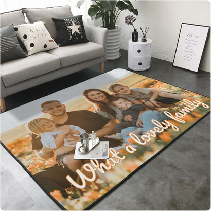 Skiennix Custom Rug - Personalized Area Carpet with Your Logo | Anti-Slip, Washable, 36 x 24 in