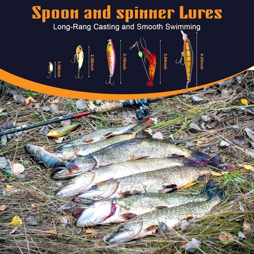 Fishing Advent Calendar 2026 - 24 Days of Fishing Gifts for Men | Tackle & Lures Countdown Set