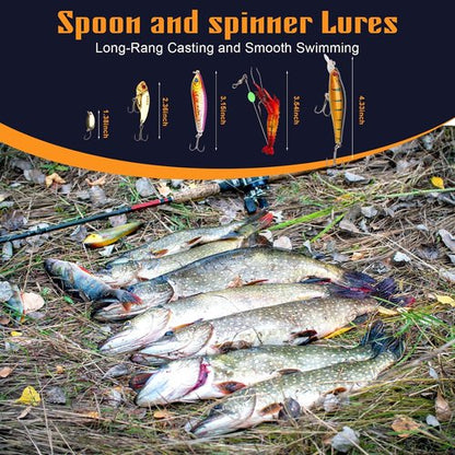 Fishing Advent Calendar 2026 - 24 Days of Fishing Gifts for Men | Tackle & Lures Countdown Set