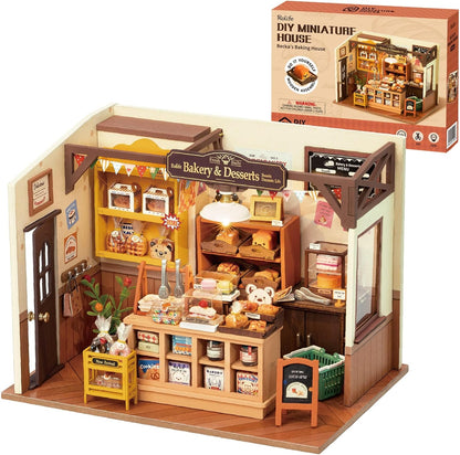 Rolife Miniature House Kit - 1:20 DIY Dollhouse with LED Lights | Perfect Craft for Adults & Gift Idea