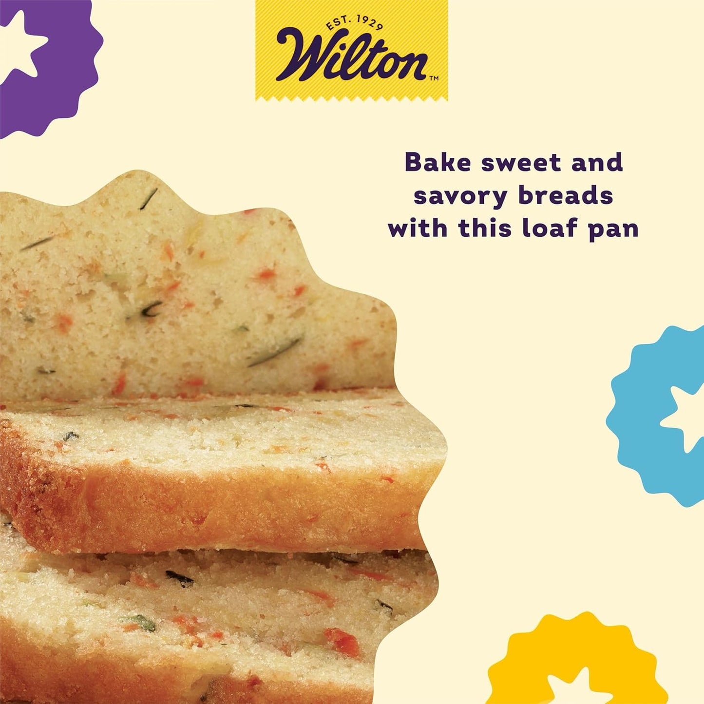 Wilton Platinum Non-Stick Loaf Pan - 9 x 5 Inch Stainless Steel Bakeware, PFAS-Free