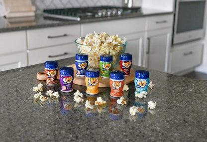 Kernel Season's Popcorn Seasoning Variety Pack - 8 Mini Jars, 0.9 Ounce Each | Flavorful Toppings