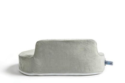 My Brest Friend Super Deluxe Nursing Pillow - Ergonomic Support for Mom & Baby - Adjustable with Side Pocket, Platinum