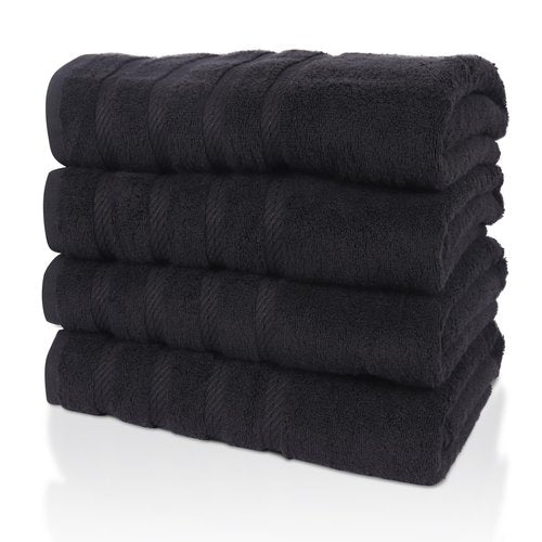 Amreki, Premium, Set of 4, Extra Large, 100% Cotton, Bath Towels, 30 x 60 inches, Very Soft, Quick-Dry, Lightweight, 600GSM