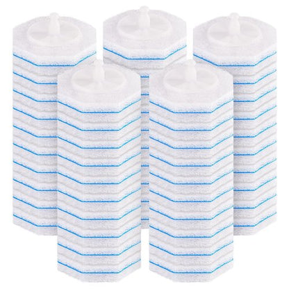 Kucbraly 50 Count Toilet Wand Refills for Clorox, Compatible with Most Disposable Toilet Brush for Bathroom Cleaning