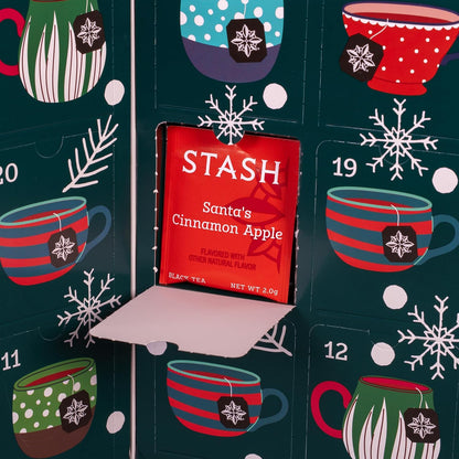 STASH Tea Advent Calendar - Premium Herbal Tea Selection | 24 Unique Flavors for the Holidays