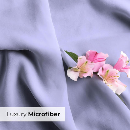 Queen Pillow Cases by [Brand Name] - Ultra Soft Hotel Quality Covers | Wrinkle-Free & Fade Resistant - 4 Piece Set in Lavender