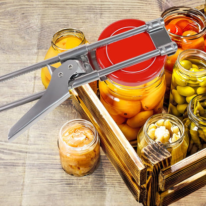 Regine Switzerland Adjustable Stainless Steel Bottle & Jar Opener - Ergonomic Gripper for Seniors