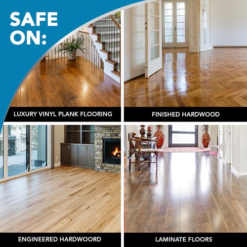 Weiman Hardwood Floor Cleaner - 128 Ounce Refill - Finished Engineered Hardwood Floors