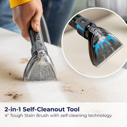 BISSELL TurboClean PET | Powerful Upright Carpet & Upholstery Cleaner - Model 3948