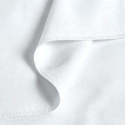 FreshCulture Twin Flat Sheets Only, Pack of 6, Soft Microfiber Bedding Sheets for Home, Salons, Hotels, Bulk Flat Sheets Only Twin Size (White)