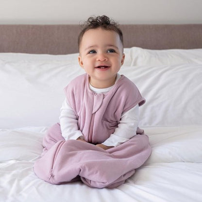 HALO SuperSoft Bamboo Wearable Blanket 1.5 TOG - Plush Baby Sleep Sack for Newborns & Toddlers, Machine Washable, 6-12 Months, Medium, Mauve