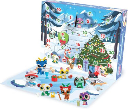 Littlest Pet Shop - Deluxe Holiday Advent Calendar | Series 4 Gen 7 Collectible Toy Figures for Ages 4+