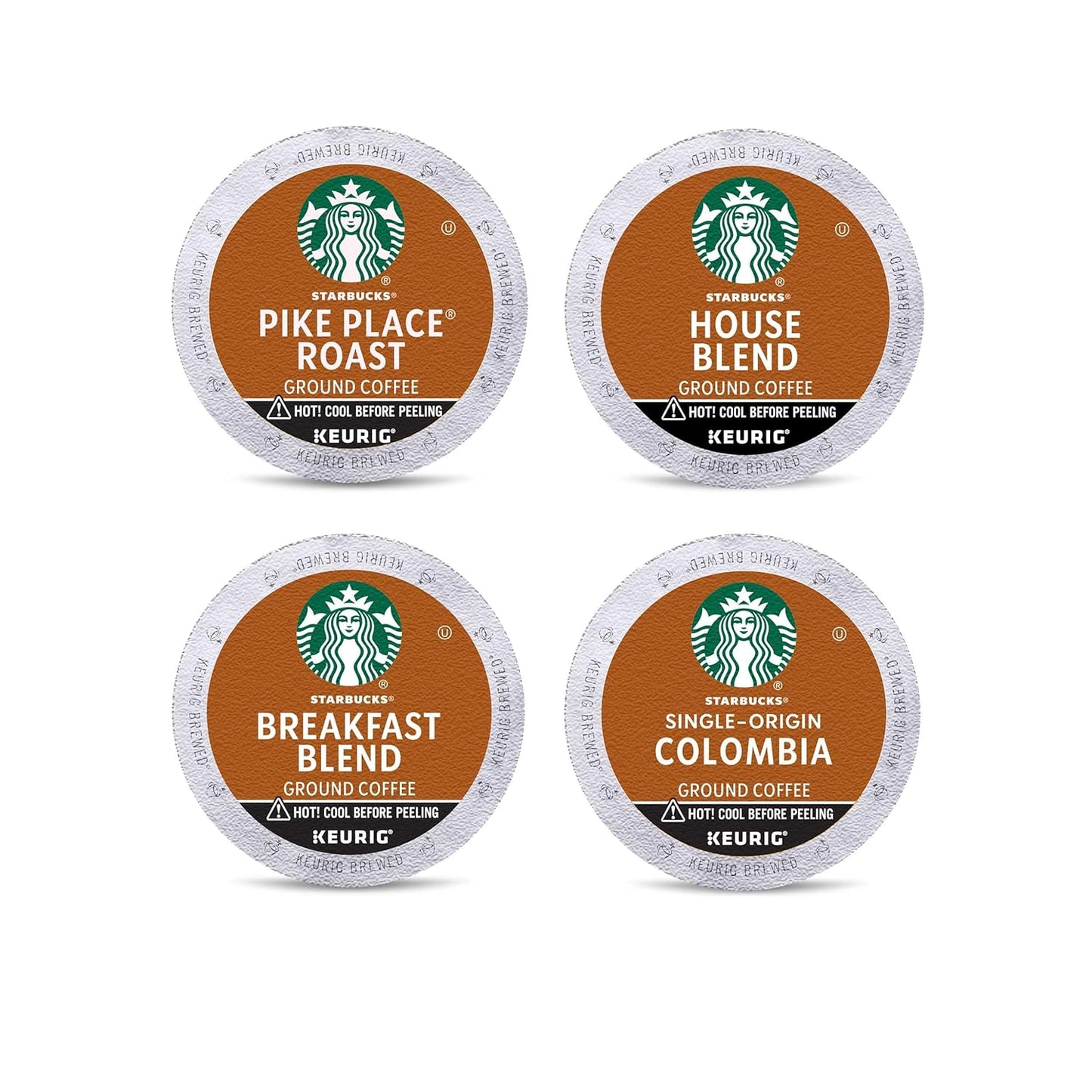 Starbucks K-Cup Coffee Pods - Medium Roast Variety Pack for Keurig | 100% Arabica, 96 Pods