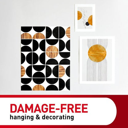 Command Poster Strips - 64 Damage-Free Hangers for Easy Wall Decor | No Tools Required, White Adhesive
