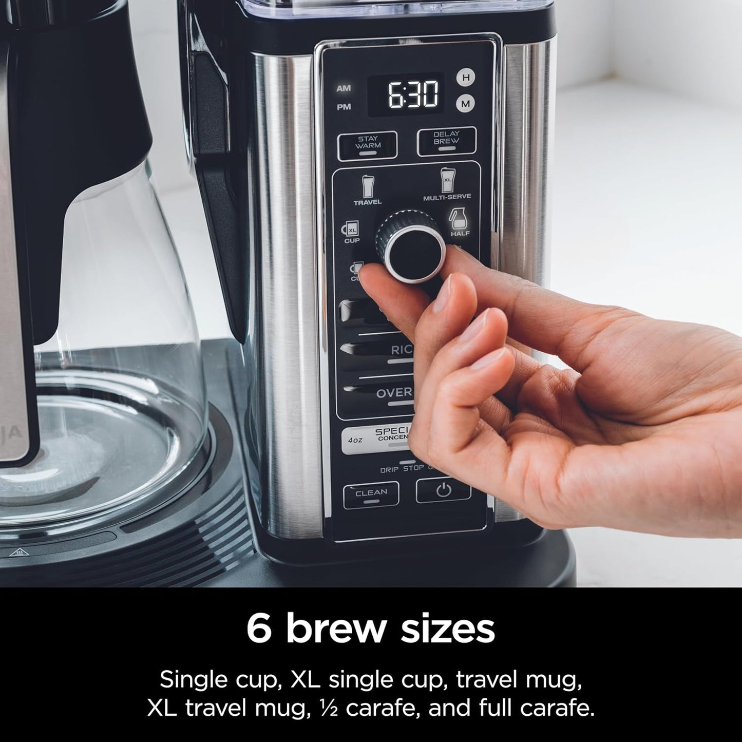 Ninja Specialty Coffee Maker - Brew Hot & Iced Coffee | 6 Styles, 10-Cup Carafe, Black