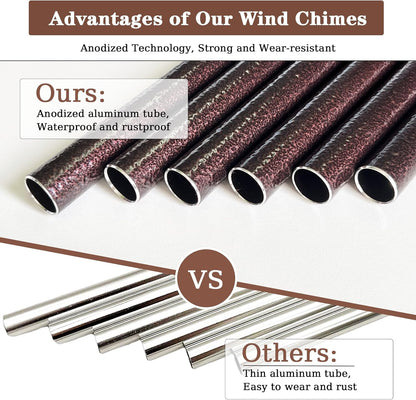 Retirement Gift for Woman Men, 32" Wind Chimes Retirement Gifts, Happy Retirement Gifts for Coworker Colleague Boss Teachers Nurses Friends, Going Away Gifts Retirement Decorations