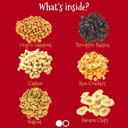 Skiennix 12-Day Advent Calendar - Gourmet Dried Fruit, Nuts & Crackers Gift Box for Holiday Countdown