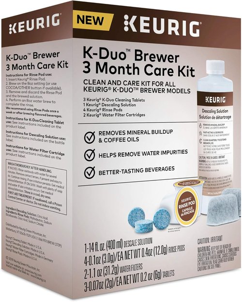 Keurig K-Mini Single Serve Coffee Maker - Compact Design | Includes K-Duo 3 Month Care Kit