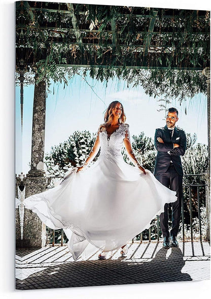 P&L ART. Personalized Custom Canvas Prints: Photo On Canvas Transform Your Photos into Stunning Framed Wall Art Digitally Printed Photo To Canvas Ideal for Home Decor Gifts Keepsakes Framed 18x24