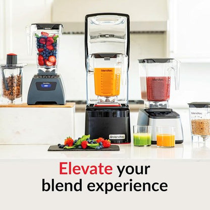 Blendtec Total Classic Original Blender - Professional-Grade 90 oz WildSide+ Jar - 6 Pre-Programmed Cycles - Red