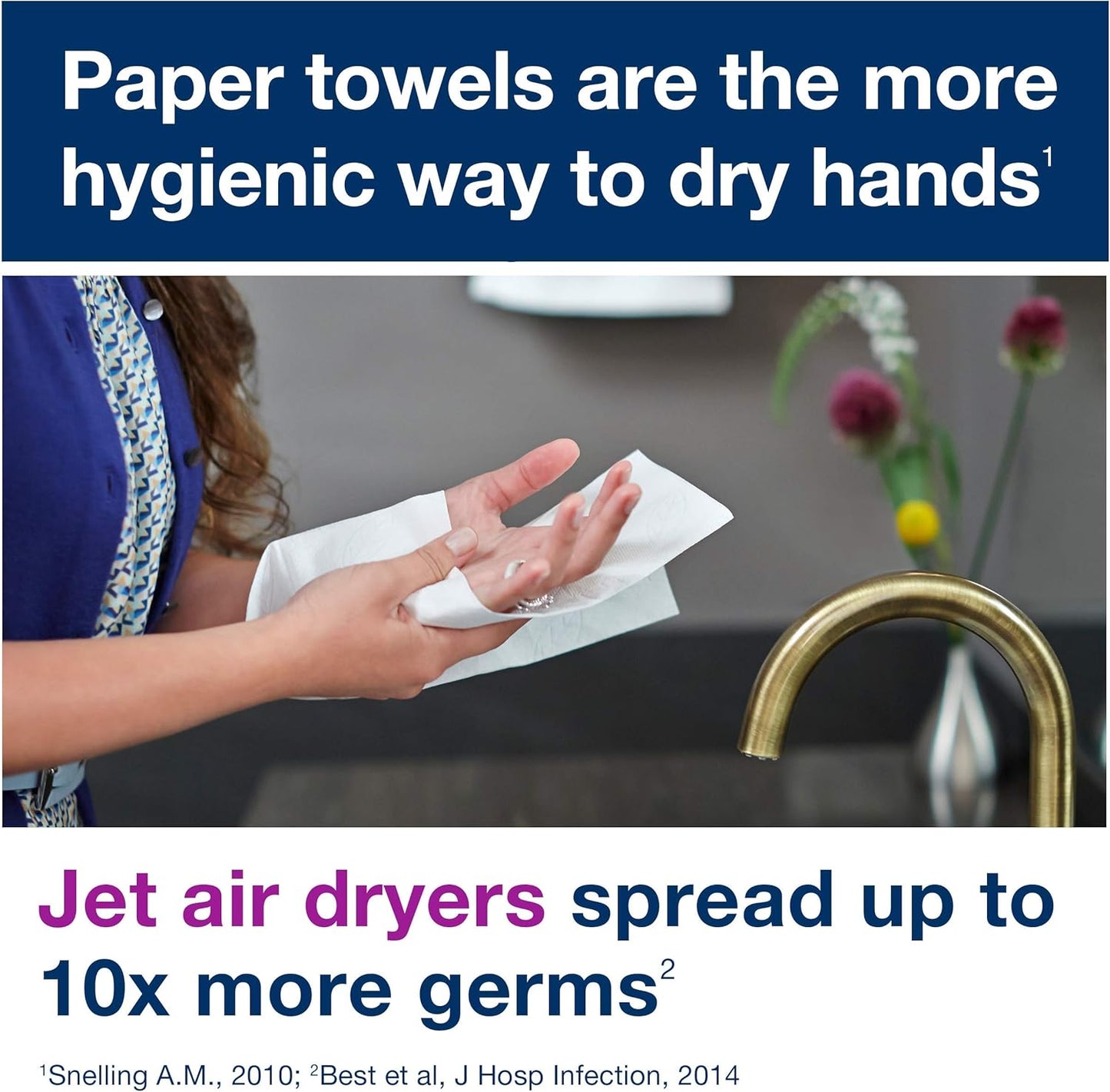 Tork Multifold Hand Towels - 100% Recycled, FSC Certified, Compatible with H2 Dispensers | 16 Packs of 250 Sheets