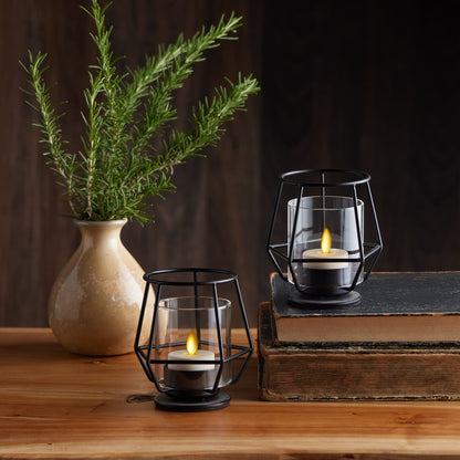 Luminara Flameless LED Tea Light Candle, 1.4" x 2", Pack of 2, Pearl Ivory, Real Flame, Battery Operated w/Remote Timer Function, Paraffin Wax