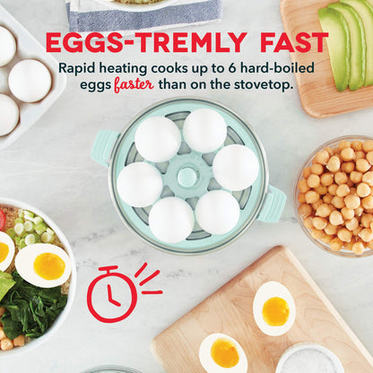 DASH Rapid Egg Cooker + DASH Mini Waffle Maker - Individual Egg Cooker and Waffle Iron