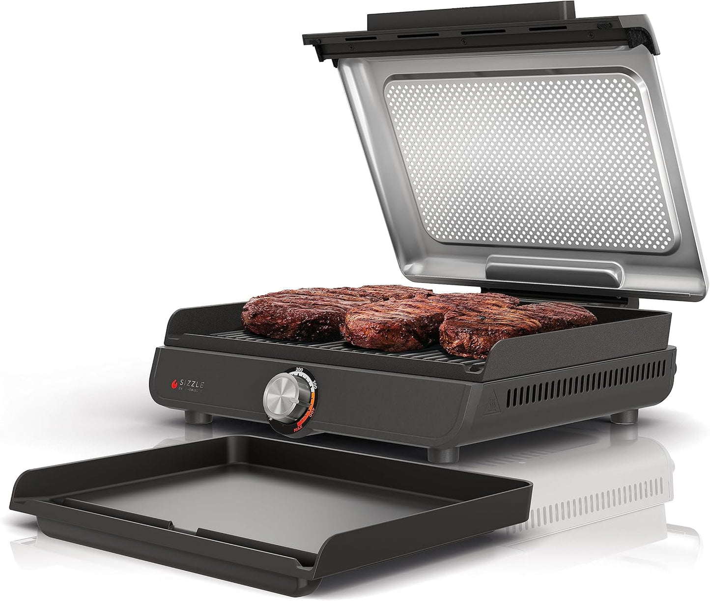 Ninja Electric Griddle & Indoor Grill - Nonstick 14” Cooking Surface for Steak, Burgers & Veggies