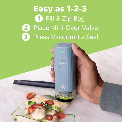 FoodSaver Vacuum Sealing Machine - Preserve Freshness with Easy One-Touch Operation | Compact Design