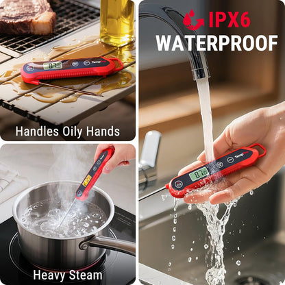ThermoPro TP19H Digital Meat Thermometer - Instant Read for Perfect Cooking | Fast and Accurate