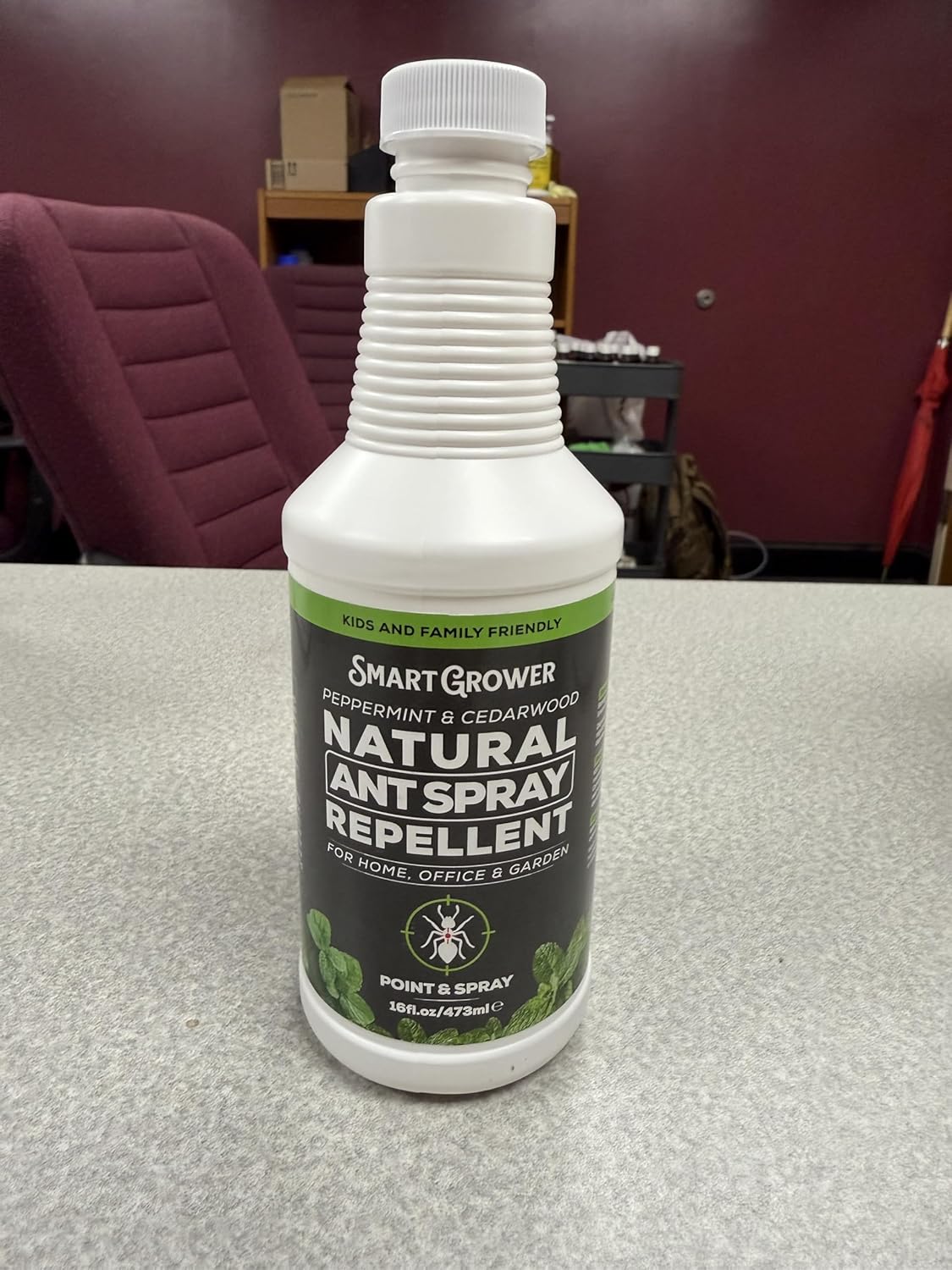 Natural Ant Spray - Fast-Killing & Repelling Formula with Peppermint & Cedarwood Oil | 16oz Pet & Family Safe