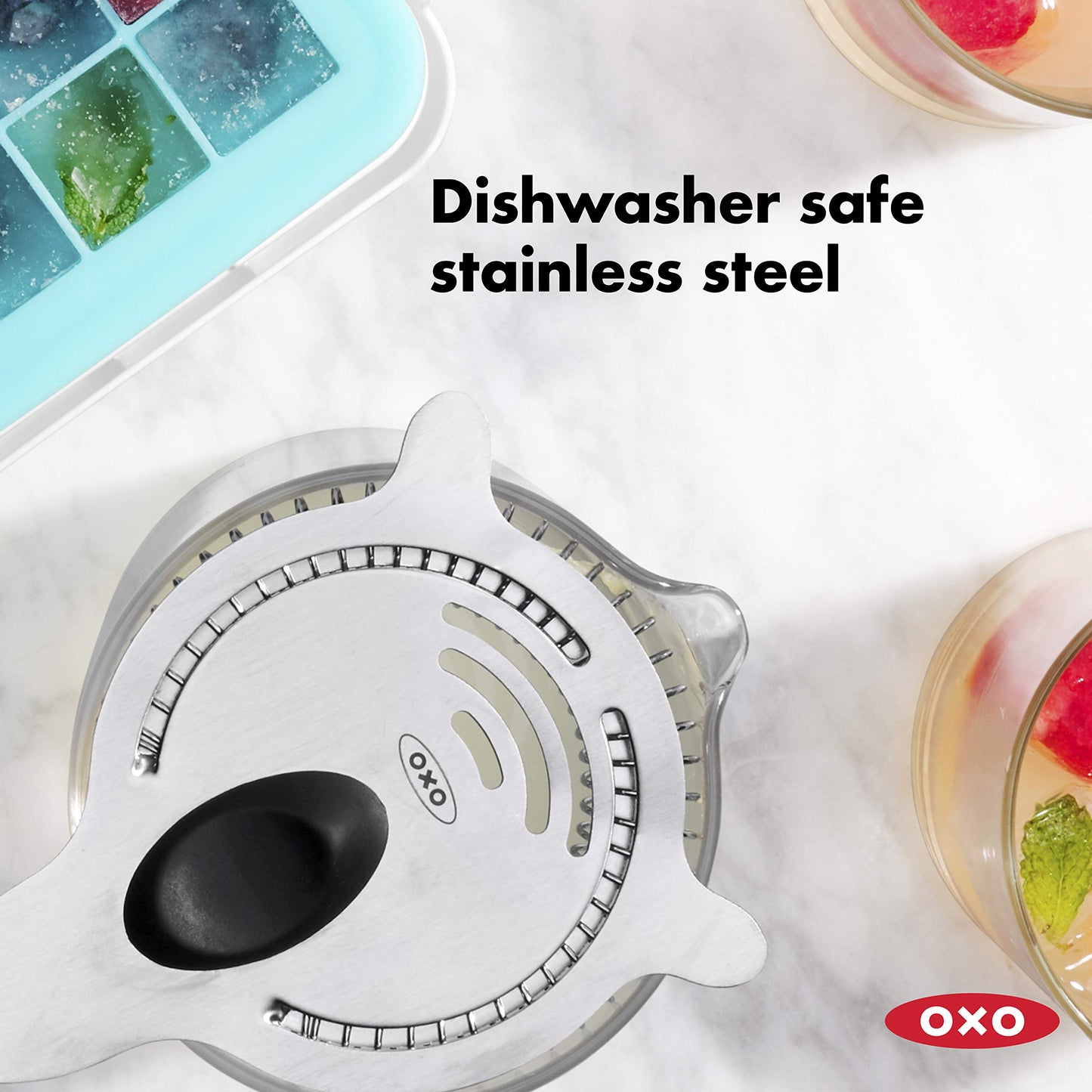 OXO SteeL Cocktail Strainer