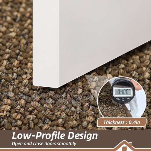 BEQHAUSE Dirt Trapper Door Mat - Non-Slip, Washable, Absorbent 32" x 48" Entrance Mat | Brown